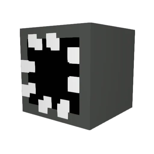 SectionOnline Minecraft avatar head, 3D render