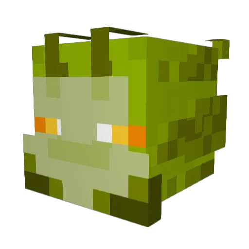 Sectone Minecraft avatar head, 3D render