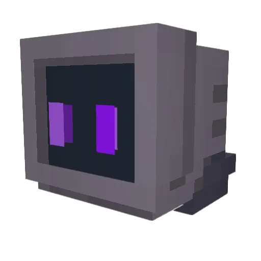 SecuFren Minecraft avatar head, 3D render