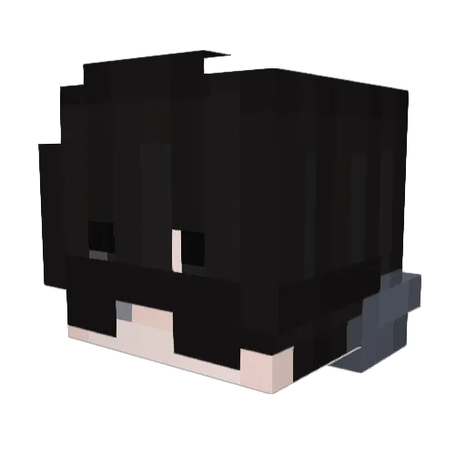 SedatTR Minecraft avatar head, 3D render