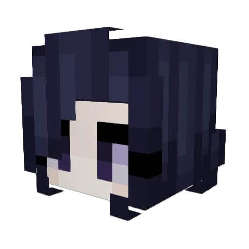 SedatedArtist Minecraft avatar head, 3D render