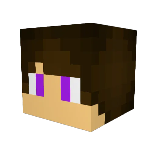 Seddi190e Minecraft avatar head, 3D render