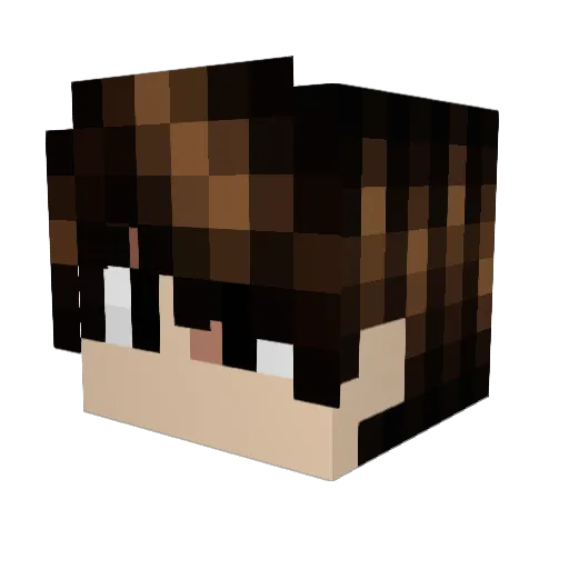 Sedmoy_777 Minecraft avatar head, 3D render