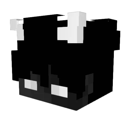 Seductify Minecraft avatar head, 3D render