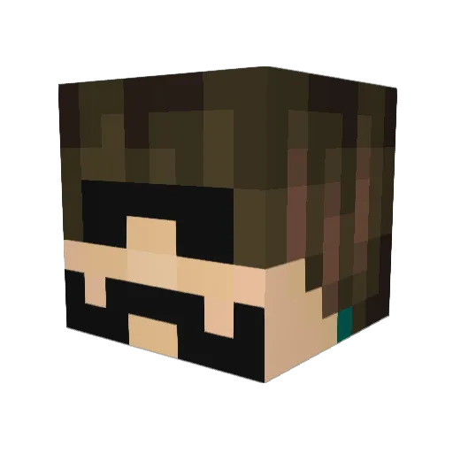 SeeJay39 Minecraft avatar head, 3D render