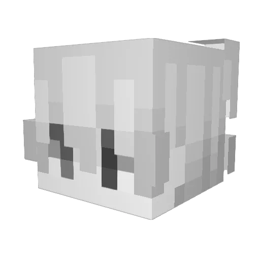 SeeSi700 Minecraft avatar head, 3D render
