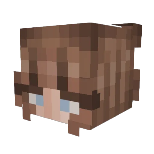 Seeairuhhh Minecraft avatar head, 3D render