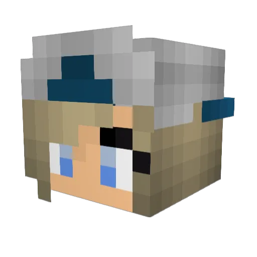 SeedMaster Minecraft avatar head, 3D render