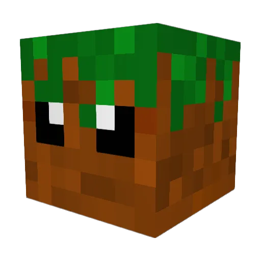 SeedPlayZz Minecraft avatar head, 3D render