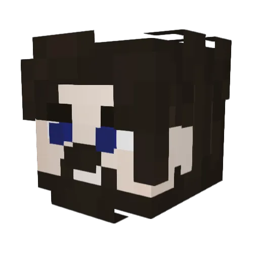 Seedles_seed Minecraft avatar head, 3D render