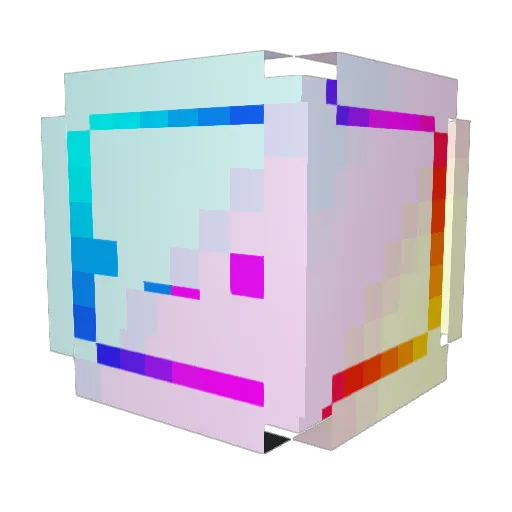 Seefirms Minecraft avatar head, 3D render