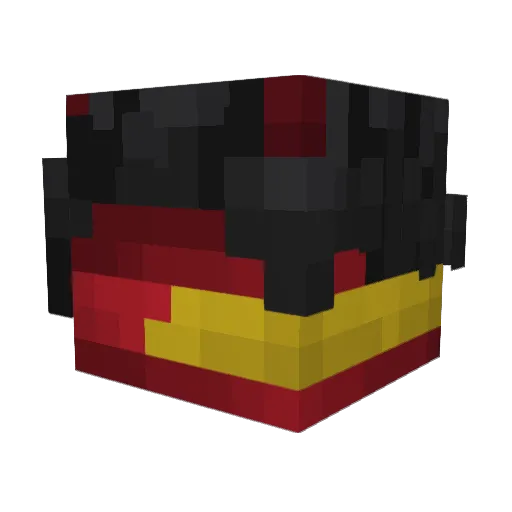 Seek6 Minecraft avatar head, 3D render