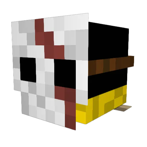 SeekSpite Minecraft avatar head, 3D render