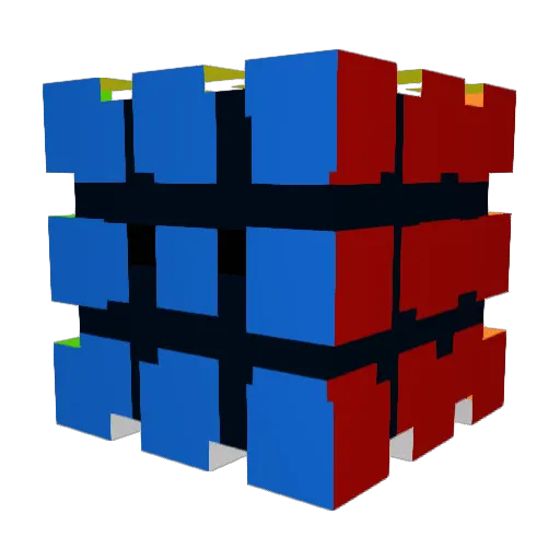 SeemlyCube Minecraft avatar head, 3D render