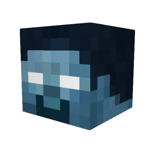 Seergi0 Minecraft avatar head, 3D render