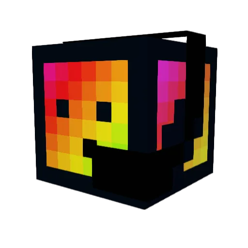 Seesa77 Minecraft avatar head, 3D render