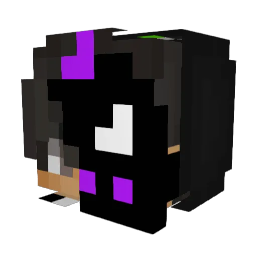Seez16 Minecraft avatar head, 3D render