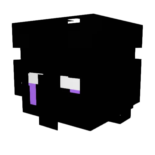 Sefol_ Minecraft avatar head, 3D render