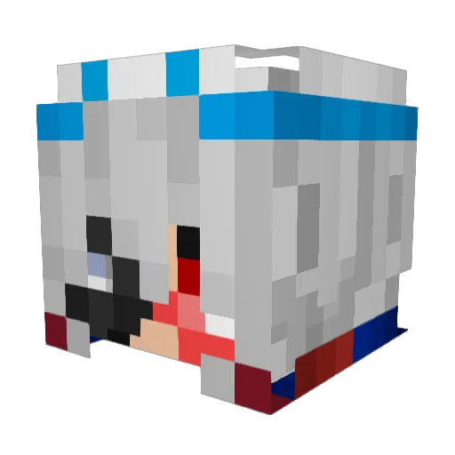 Segador_89 Minecraft avatar head, 3D render