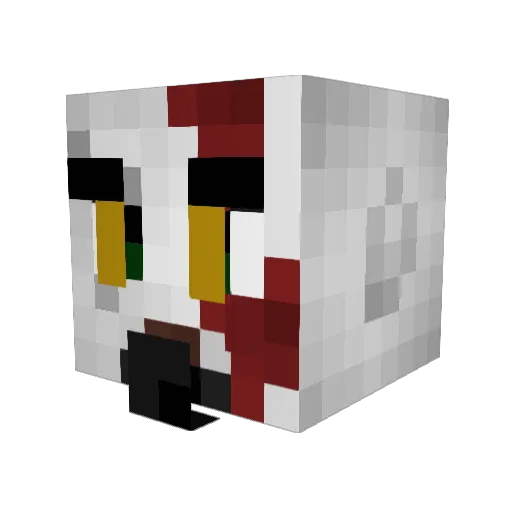 Segertrials Minecraft avatar head, 3D render