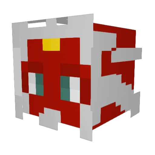 SeggsyMitchell Minecraft avatar head, 3D render