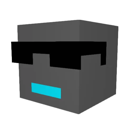 Segnosis Minecraft avatar head, 3D render