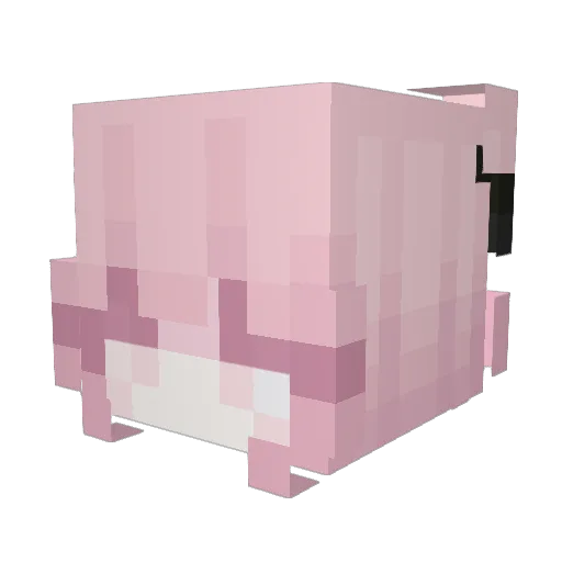 SeguLize Minecraft avatar head, 3D render
