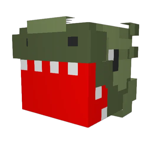 Segyun_man1 Minecraft avatar head, 3D render