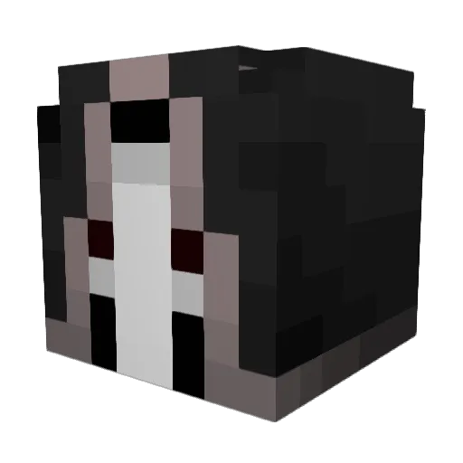 Sehaq Minecraft avatar head, 3D render