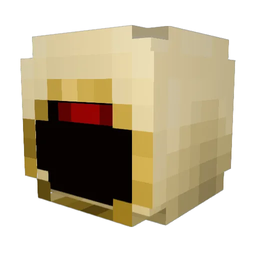 Seheiah Minecraft avatar head, 3D render