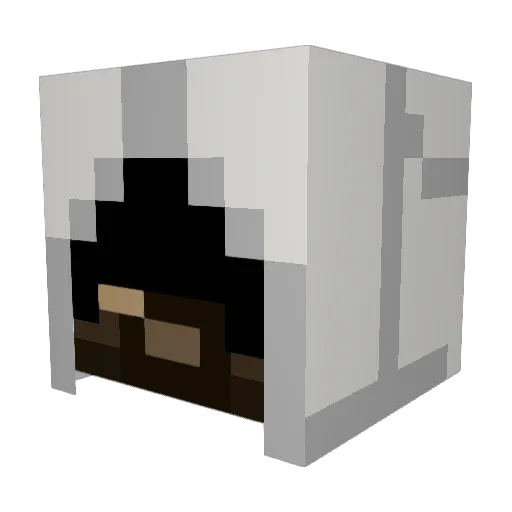 Sehenix Minecraft avatar head, 3D render