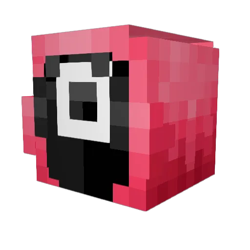 SehunJeon Minecraft avatar head, 3D render