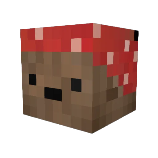 Sehunie Minecraft avatar head, 3D render