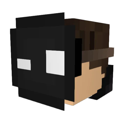 SehzyPvP Minecraft avatar head, 3D render
