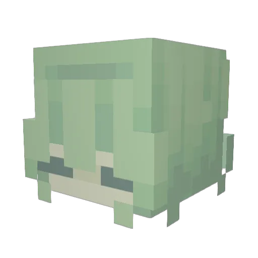 Seiemi Minecraft avatar head, 3D render