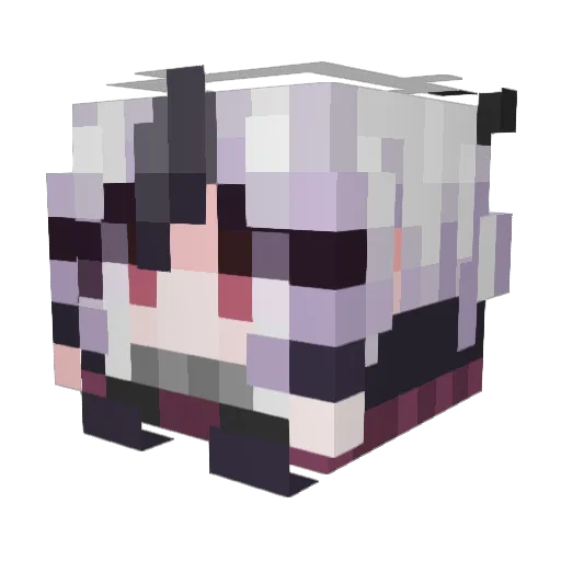 Seiferos_ Minecraft avatar head, 3D render