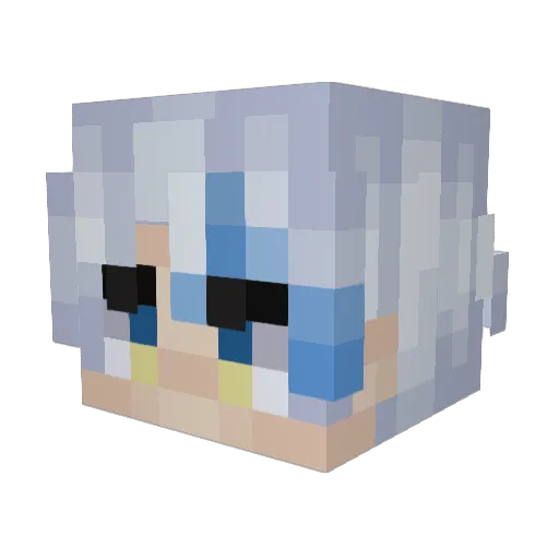 SeigenGames Minecraft avatar head, 3D render