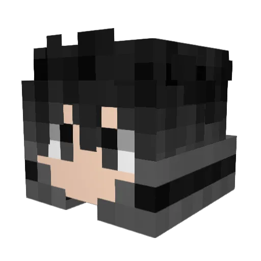 Seigex123 Minecraft avatar head, 3D render