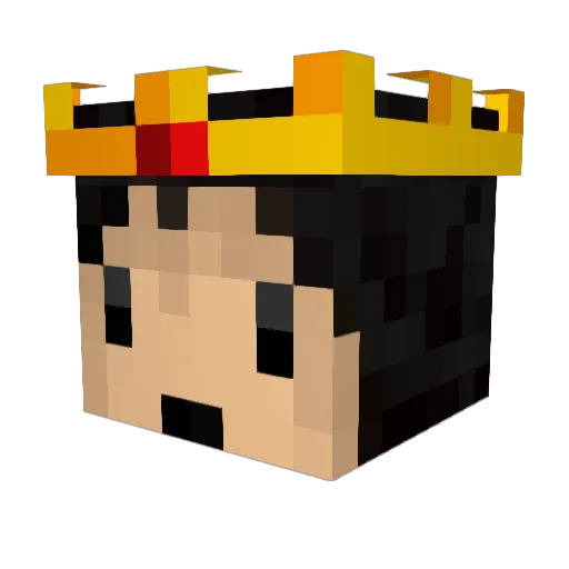 SeigneurCaillou Minecraft avatar head, 3D render