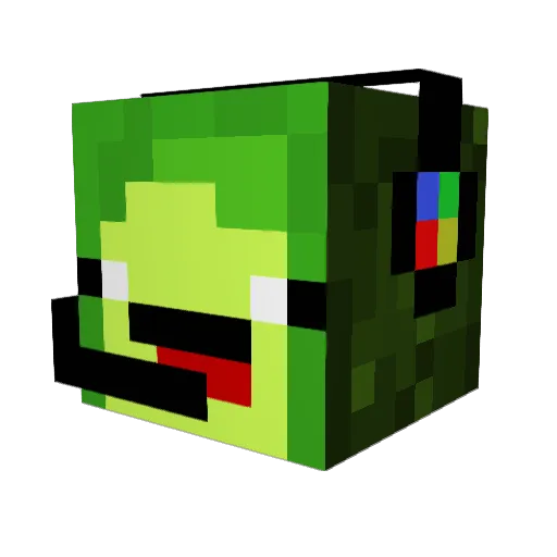 SeigneurFaruk Minecraft avatar head, 3D render