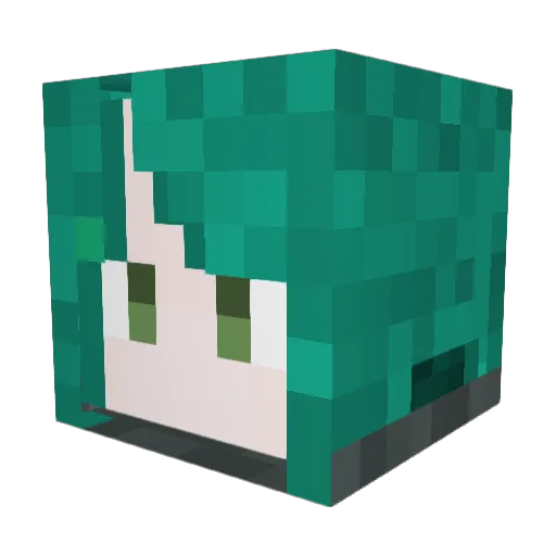 Seigyo_fish Minecraft avatar head, 3D render