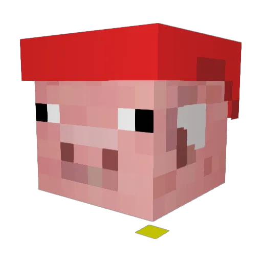 Seiji__ Minecraft avatar head, 3D render