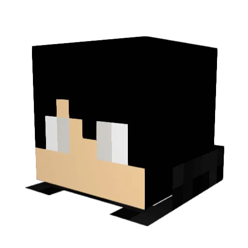 Seik4454 Minecraft avatar head, 3D render