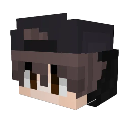 Seika_tsu Minecraft avatar head, 3D render
