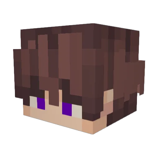 Seikou15 Minecraft avatar head, 3D render