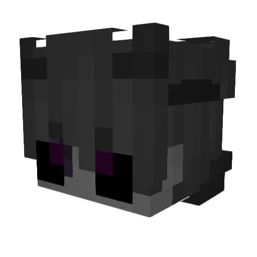 Seilix Minecraft avatar head, 3D render