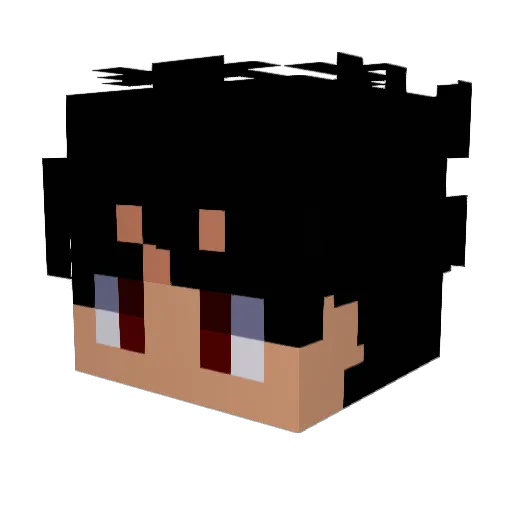 Seinaao_ Minecraft avatar head, 3D render