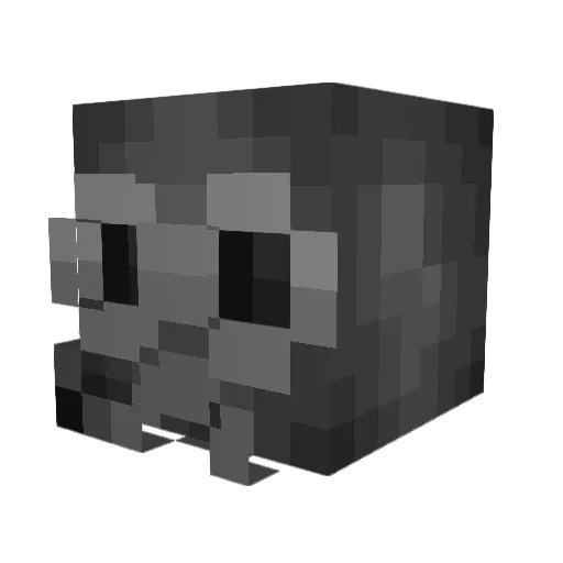 SeinorBob Minecraft avatar head, 3D render