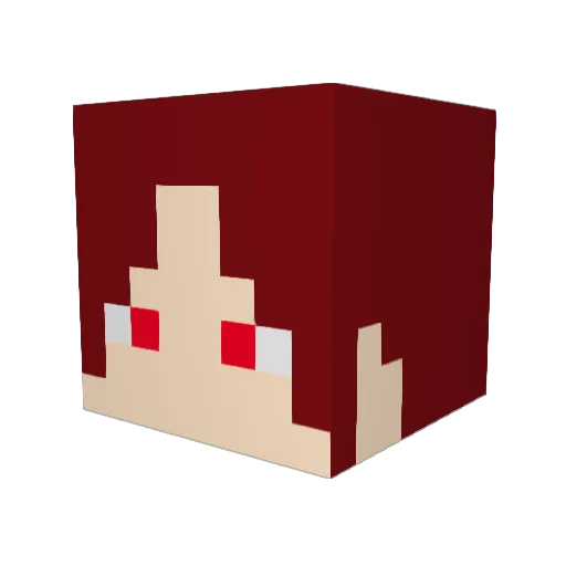 Seiran226 Minecraft avatar head, 3D render