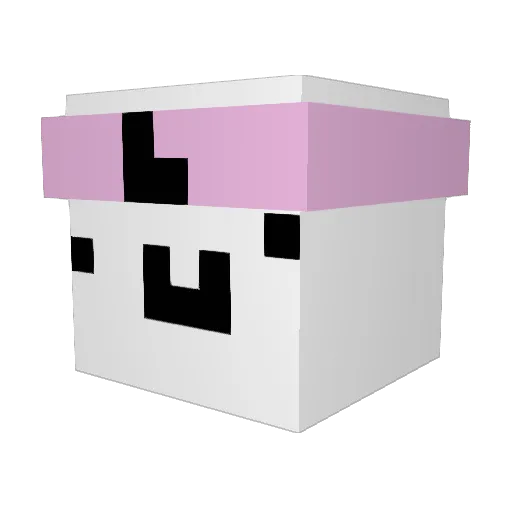 SeireveR Minecraft avatar head, 3D render